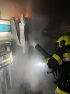Balkonbrand und Trafobrand